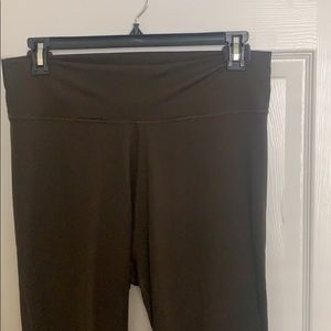 Plus size Workout Leggings- Green